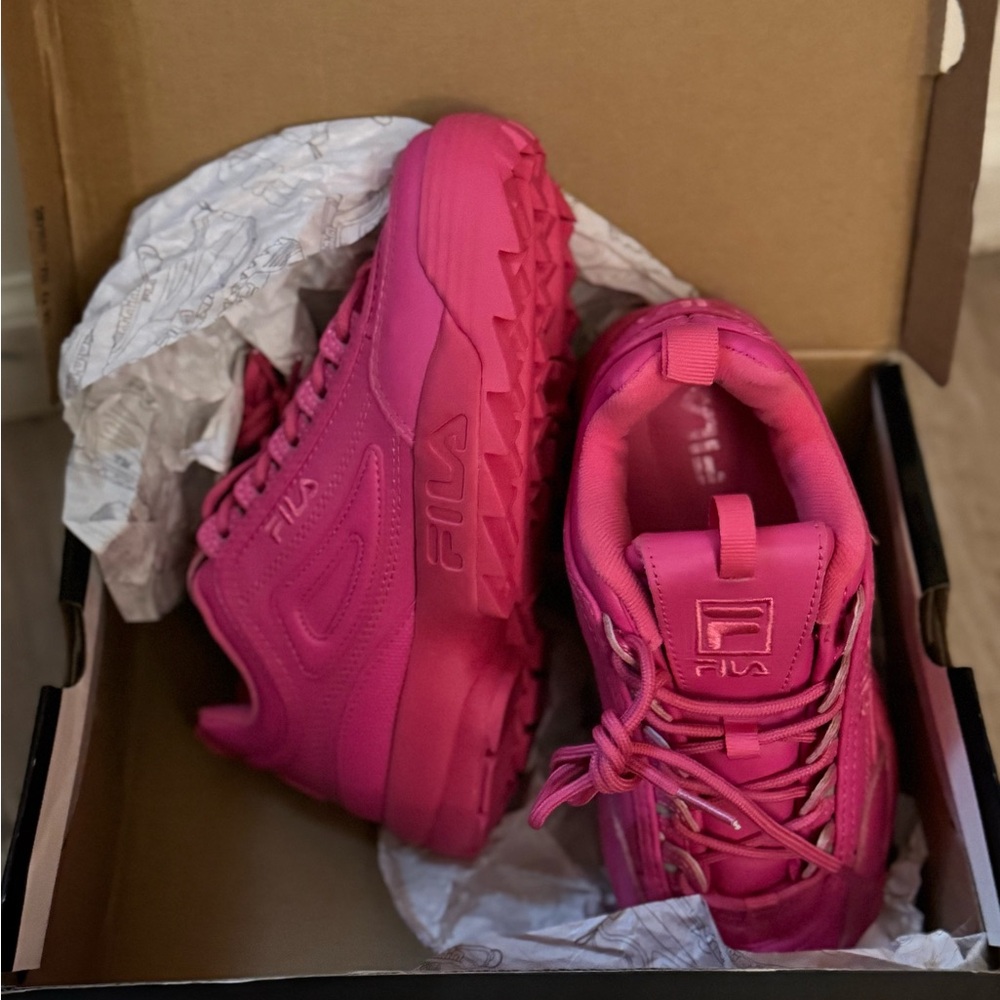 Fila Disruptor II Premium in Bold Pink
